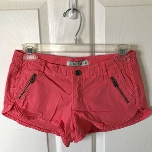 Bright pink hollister shorts!